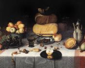 Still-Life with Cheeses - 弗洛里斯·克莱兹·凡·Dijck